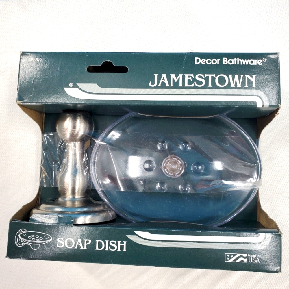 Jamestown brushed nickel wall mounted Soap Dish